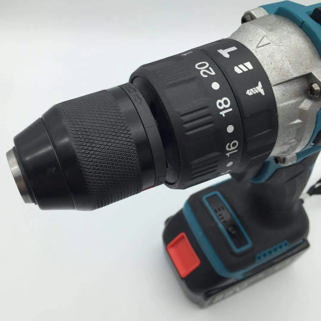 21V cordless impact drill and electric screwdriver tool with 13mm chuck