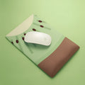 Keyboard and mouse wrist pad with 20mm thickness, cloth surface, and silicone non-slip base