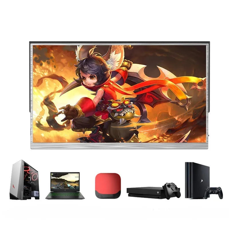 15-inch portable monitor with ultra-thin design and HDMI connectivity