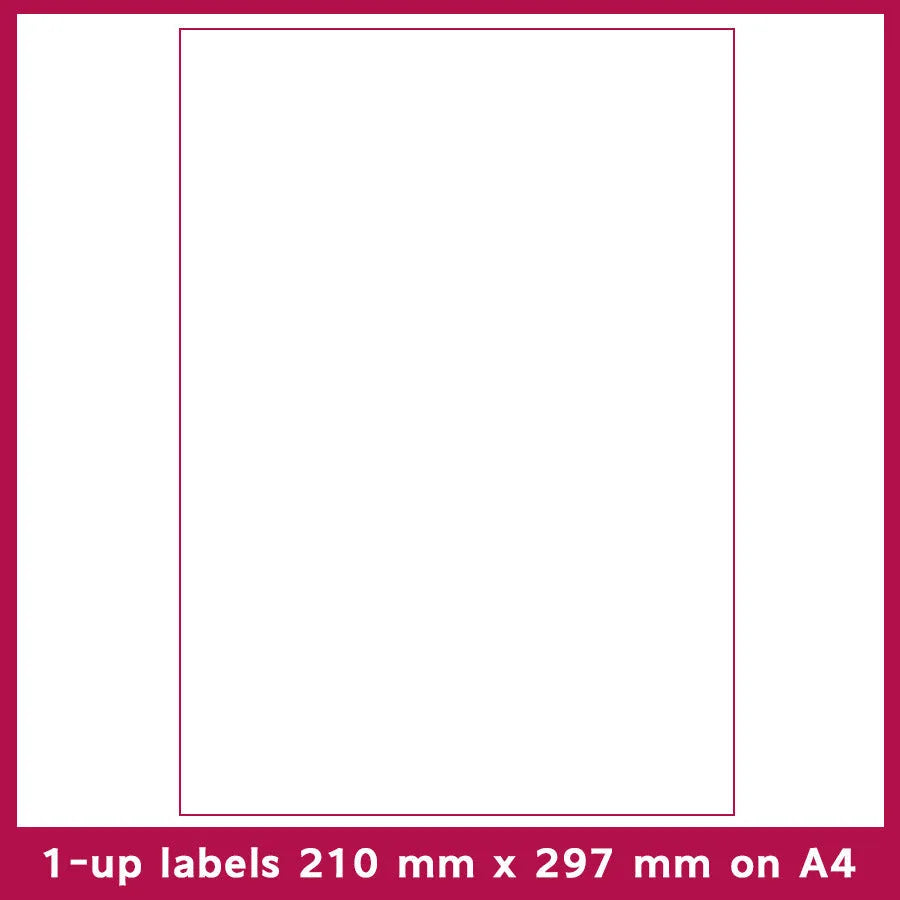 A4 FBA barcode label paper showing multiple grid format options for Amazon shipping and professional labelling