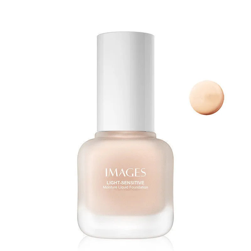 Creamy Muscle Foundation in Natural Ivory colour, waterproof oil-control liquid foundation with concealer coverage