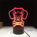 Colourful gradient remote control LED table lamp with acrylic shade on ABS base