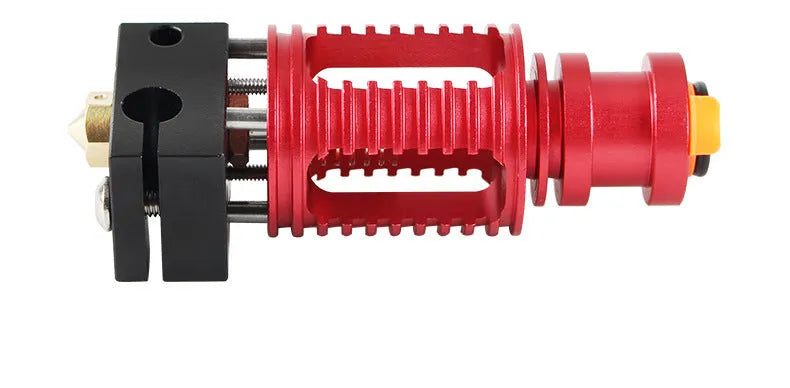 Upgraded Seal 3D printer extruder with Dragon hotend, brass nozzles, orange buckle and wrenches