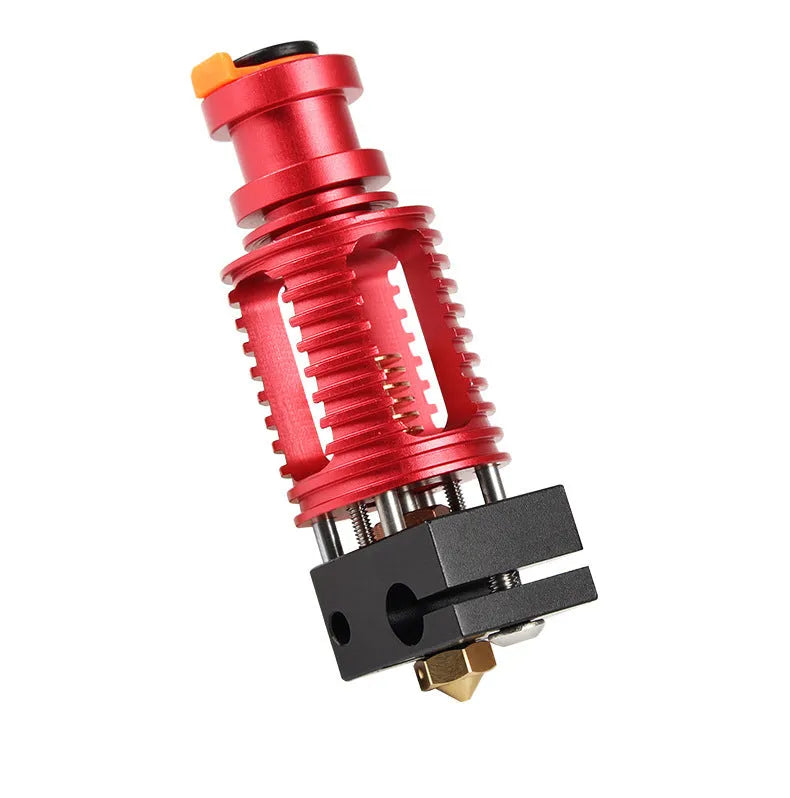 Upgraded Seal 3D printer extruder with Dragon hotend, brass nozzles, orange buckle and wrenches