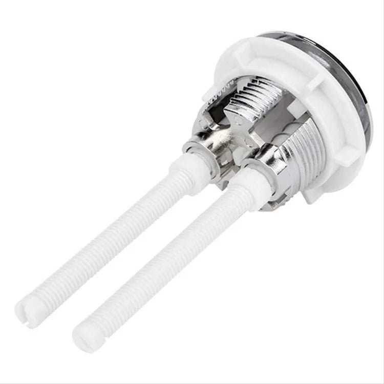 White 38mm ABS plastic toilet flush button for ground drainage toilet systems