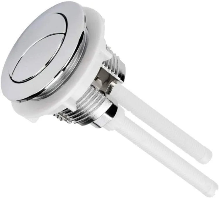 White 38mm ABS plastic toilet flush button for ground drainage toilet systems