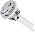 White 38mm ABS plastic toilet flush button for ground drainage toilet systems