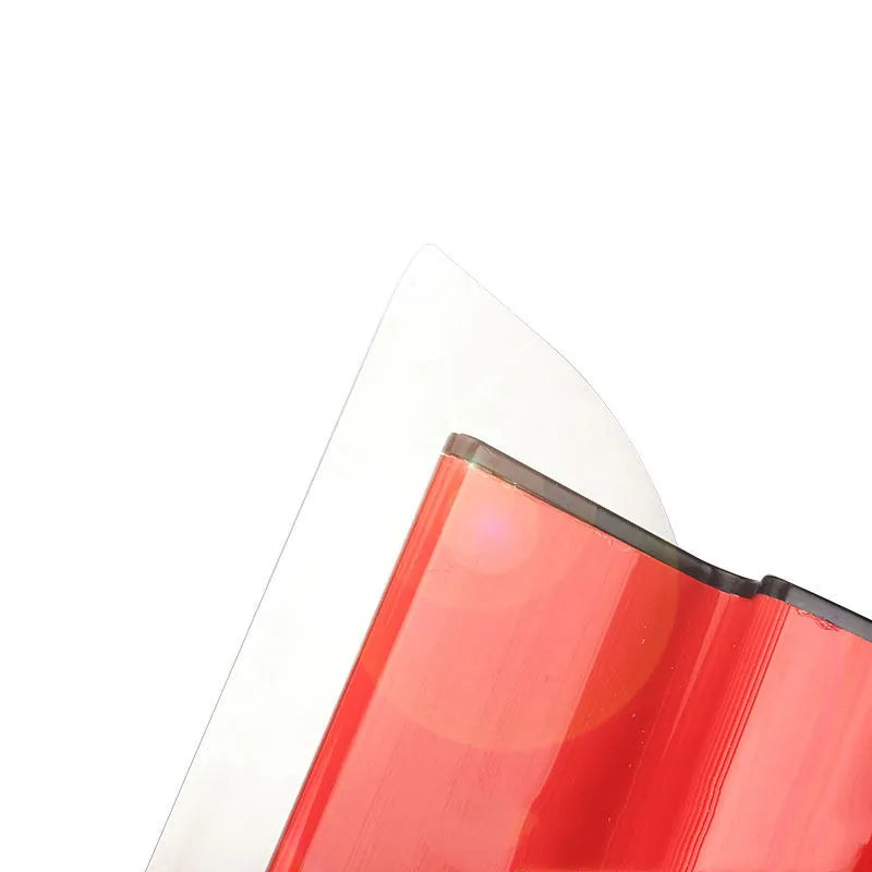 Red handled 40 cm leveling scraper for wall putty and wallpaper removal