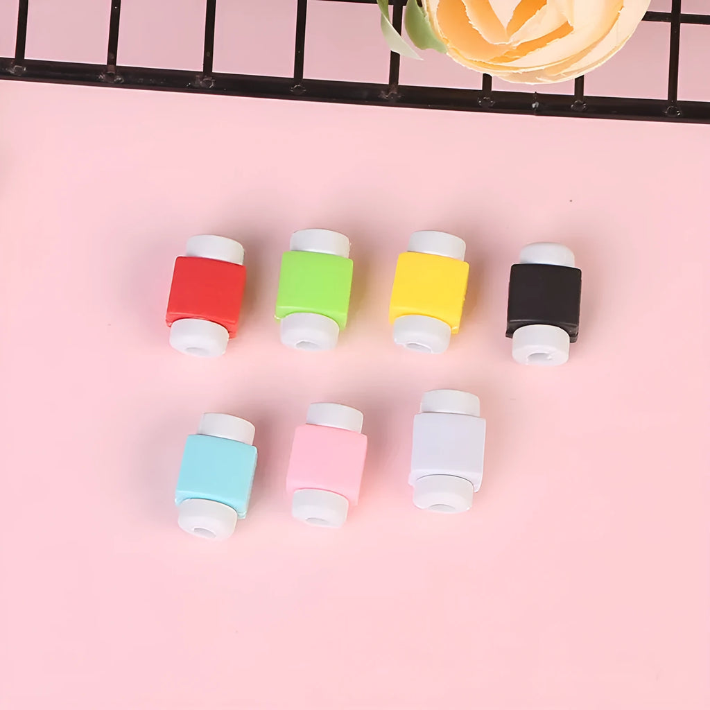 Solid colour plastic data cable protective sleeve for connector joint in yellow