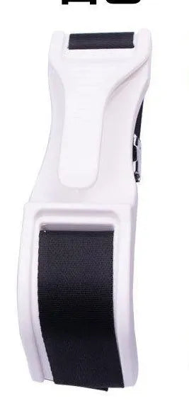 Car seat belt for pregnant women anti-stroke cover in black with ABS buckle and polyester webbing