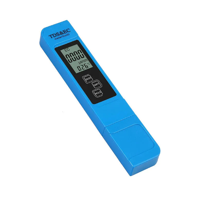 Pen type conductivity meter TDS water quality tester with display and probe for pool and aquarium testing