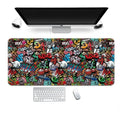 Spot gaming mouse pad super long extra large non-slip rubber cloth desktop pad with keyboard and mouse