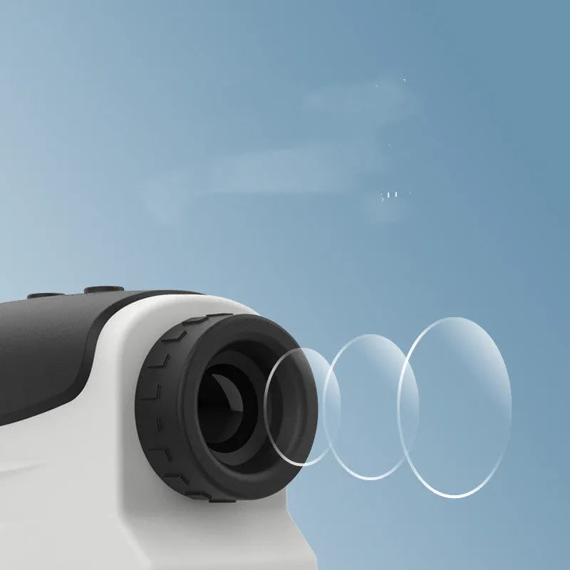 DKW laser ranging telescope for golf distance measurement up to 1500 metres
