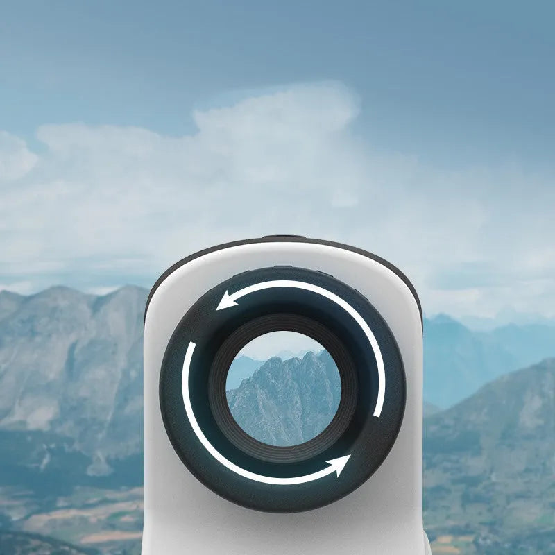 DKW laser ranging telescope for golf distance measurement up to 1500 metres