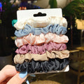 Children's 20-piece hair ring set showing small intestine hair rings and large intestine head ropes in autumn colours