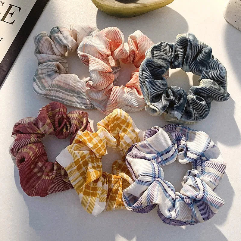 Children's 20-piece hair ring set showing small intestine hair rings and large intestine head ropes in autumn colours