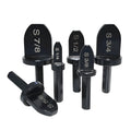 Electric tube expander 6pc set stainless steel black copper pipe expanders for drill HVAC installation sizes 7/8 to 1/4 inch