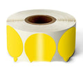 Round colour marker sticker roll paper showing multiple coloured circles on a roll, including kraft paper, red, blue, and yellow.