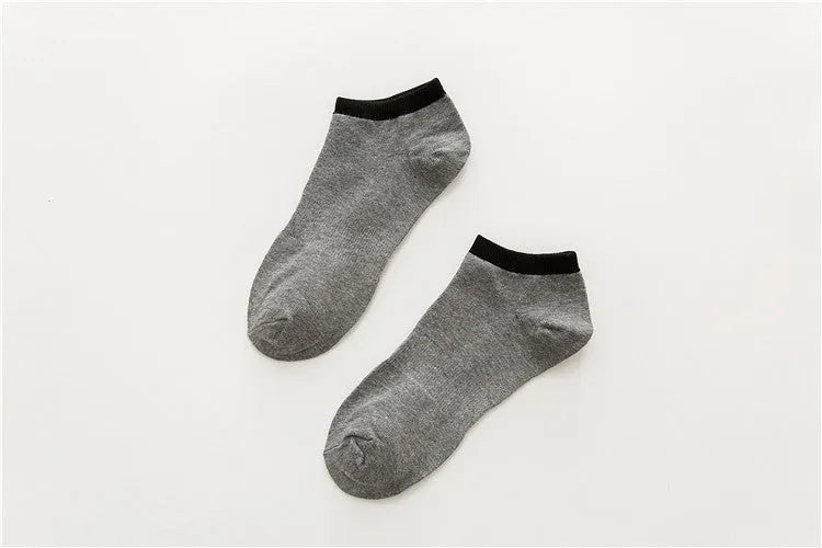 Adult sports socks cotton boat socks men's breathable jacquard anti-friction one size