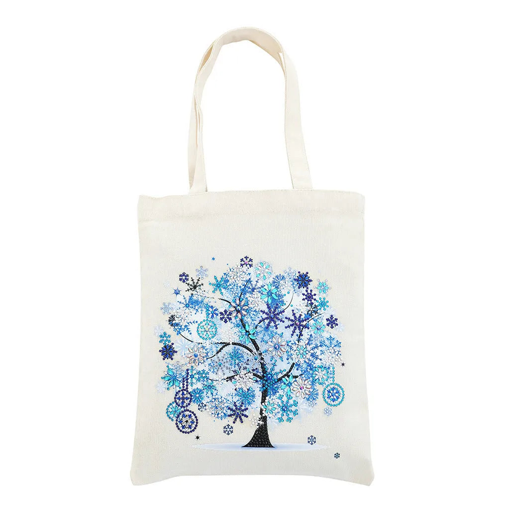 DIY diamond painting cotton tote bag 28x35cm with multiple style options