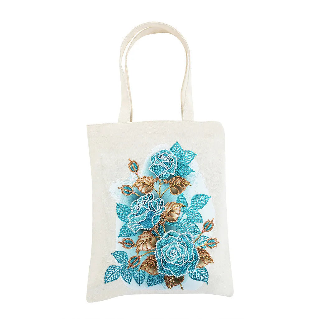 DIY diamond painting cotton tote bag 28x35cm with multiple style options