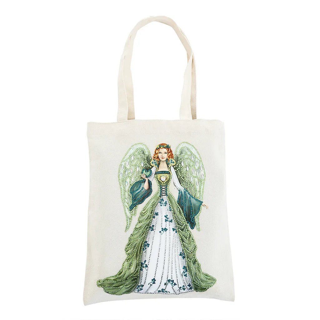 DIY diamond painting cotton tote bag 28x35cm with multiple style options