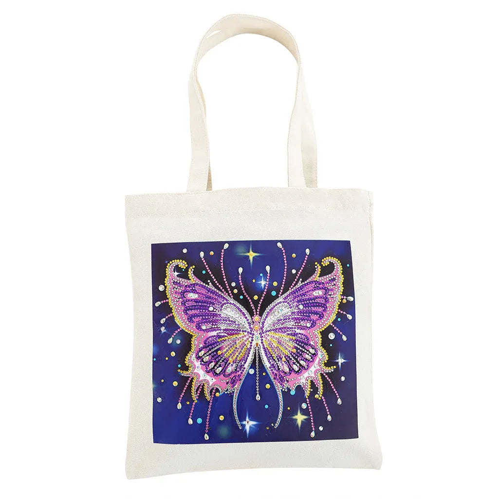 DIY diamond painting cotton tote bag 28x35cm with multiple style options
