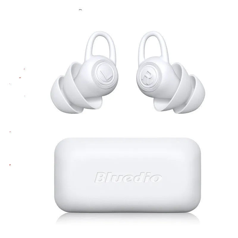 White silicone ear plug shown with individual packaging for noise reduction