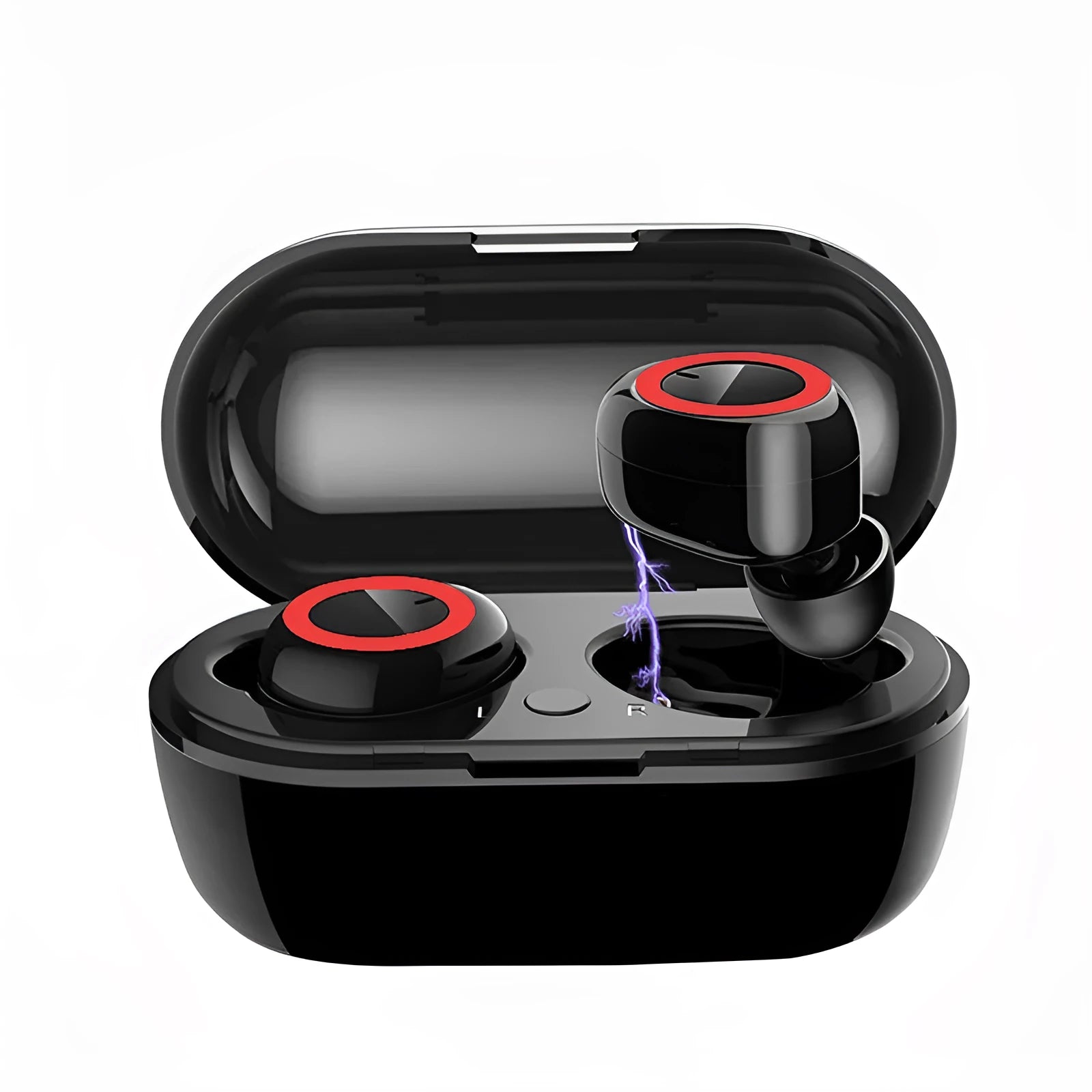 Wireless Bluetooth TWS stereo headset in earplug design with multiple colour options