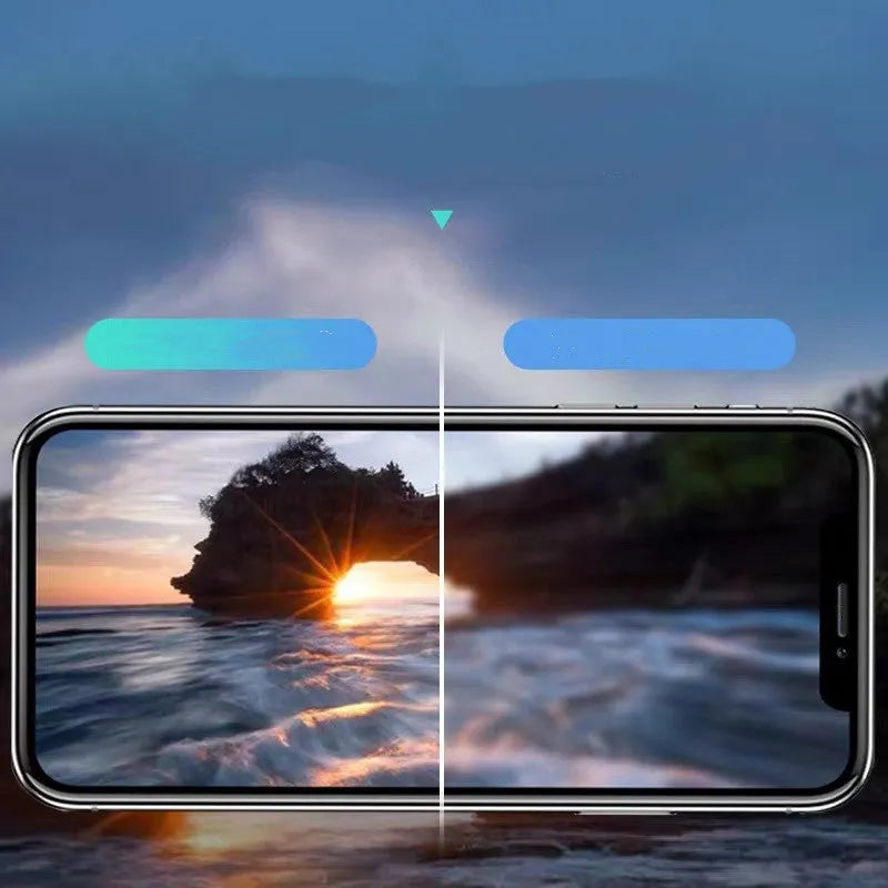Privacy hydrogel film for Apple iPhone screen with anti-peeping and self-healing features