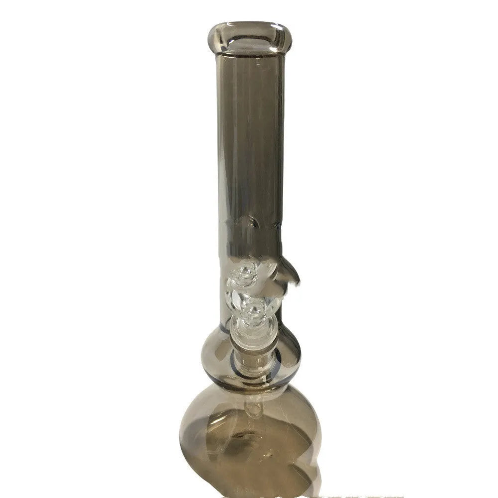 Pure colour glass American style geometric table vase with ornaments