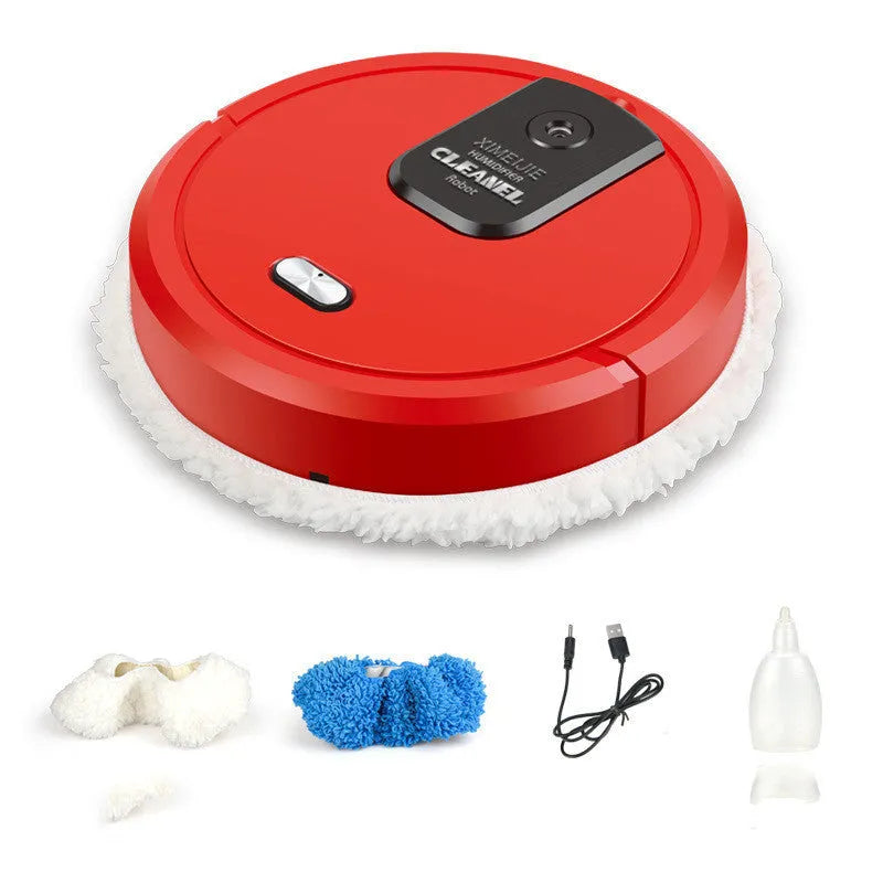 Automatic spray sweeping and mopping robot in multiple colour options for home cleaning