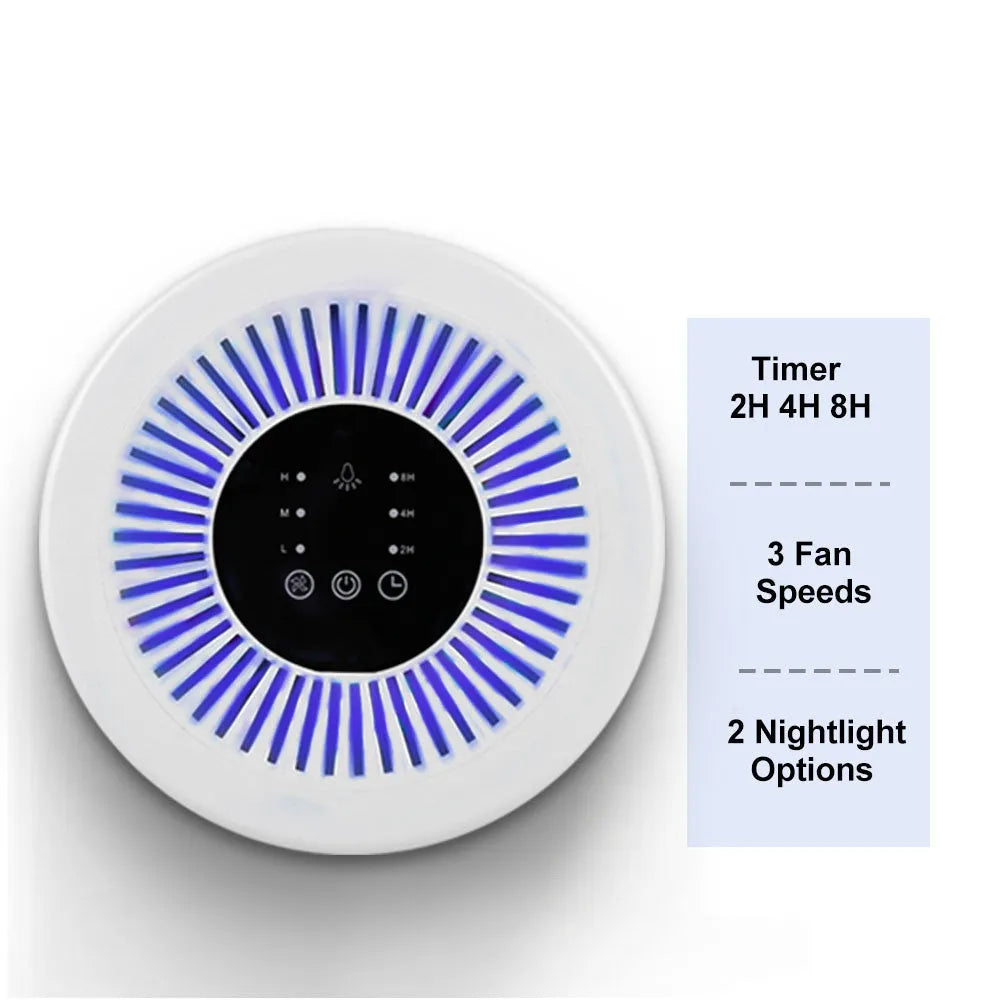 White indoor air purifier filter element for 15-20 square metre rooms.