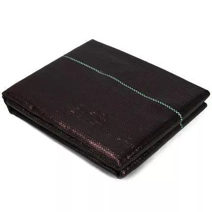 Black polyethylene weed control cloth for agricultural and greenhouse use in multiple size options