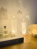 LED bedside lamp with optional message board in one of seven design configurations