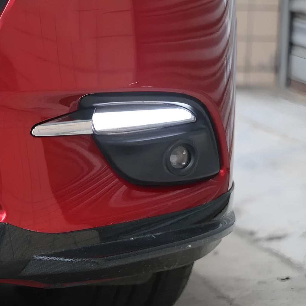 Angkesaila LED daytime running light for Mazda 3 2017, 6000K white light, ABS housing, 10W LED