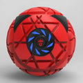Electric fascia massage ball in red with 120mm diameter for fitness and sports recovery