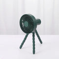 Mini desktop fan with adjustable octopus tripod and bending head in assorted colours