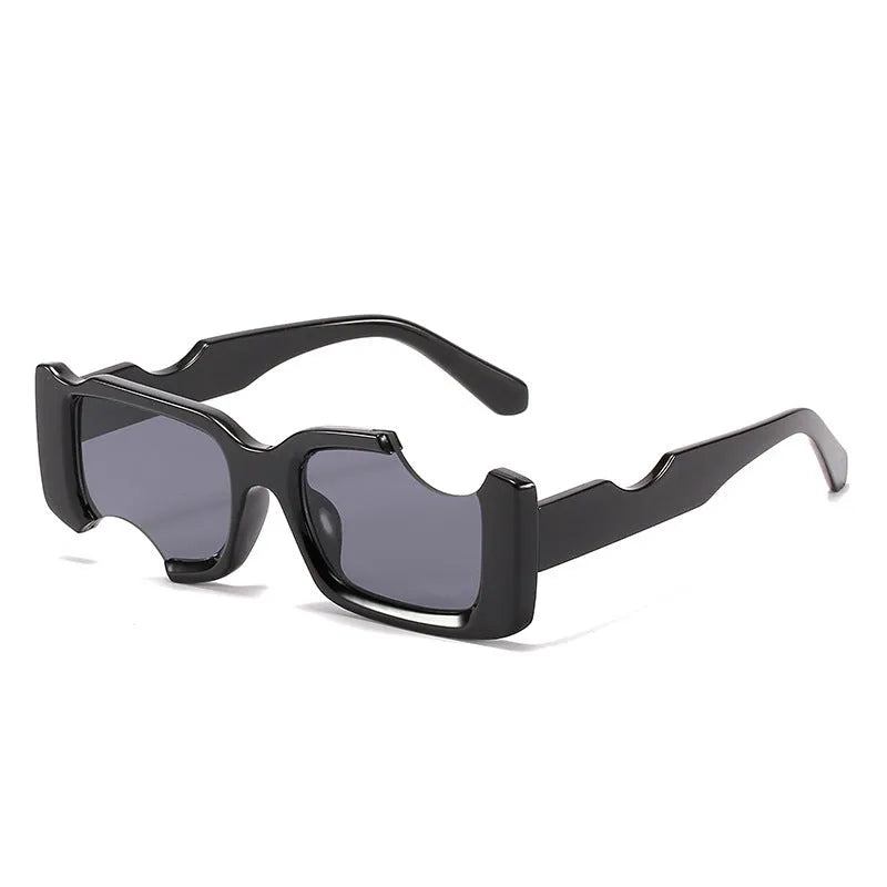 Retro sunglasses for men and women with UV400 PC frame in multiple colours including black and blue