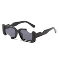 Retro sunglasses for men and women with UV400 PC frame in multiple colours including black and blue