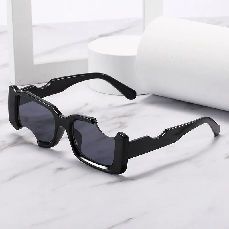 Retro sunglasses for men and women with UV400 PC frame in multiple colours including black and blue