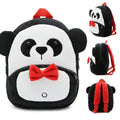 Small cloth animal backpack for kindergarten children, 26.5x24x10.5cm, with zipper pocket, available in multiple colours