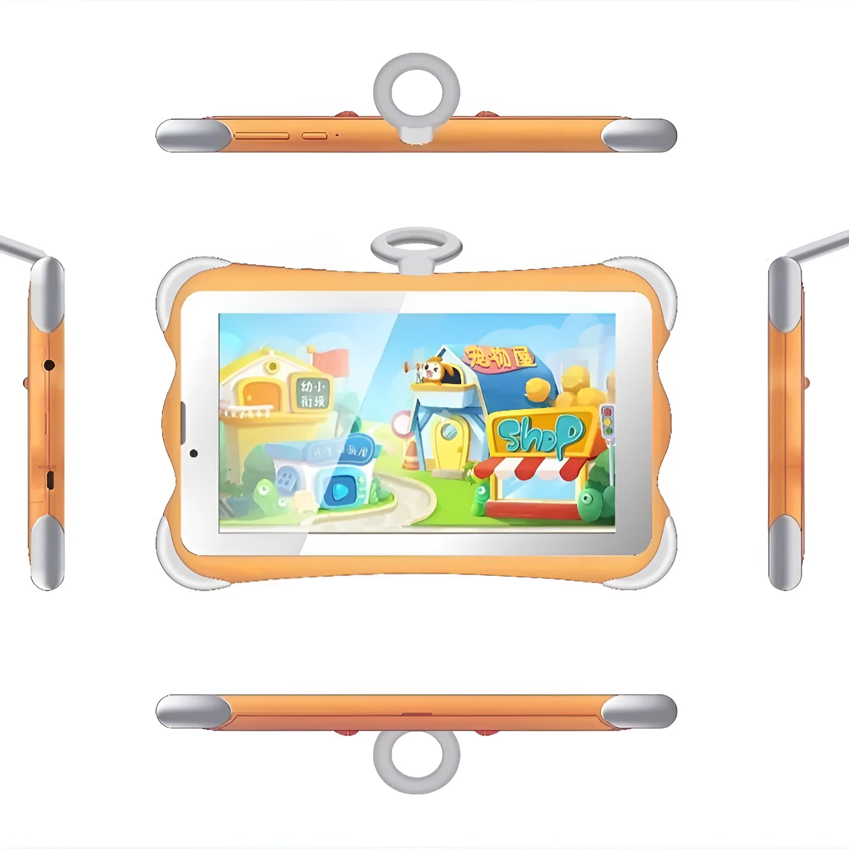 7-inch children's learning tablet in cartoon colours with 3G calling and Bluetooth features