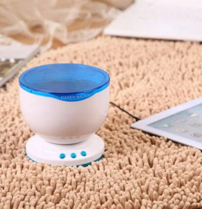 Blue ocean LED projection lamp for wall and ceiling illumination