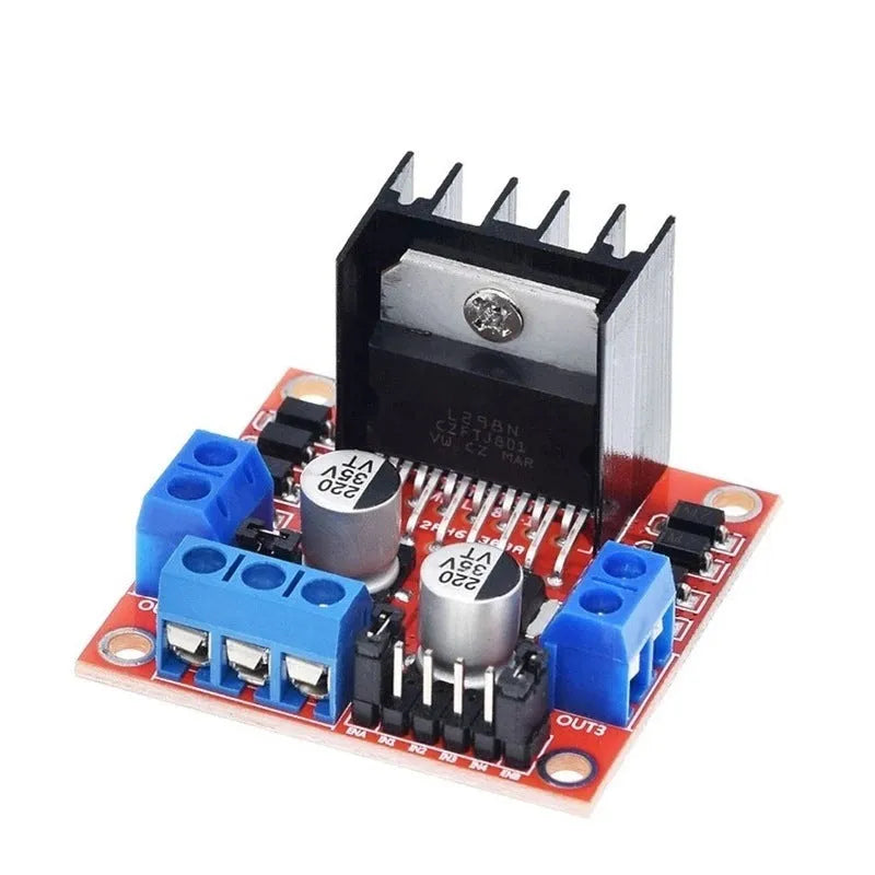 L298N motor driver module dual H-bridge DC stepper motor controller board