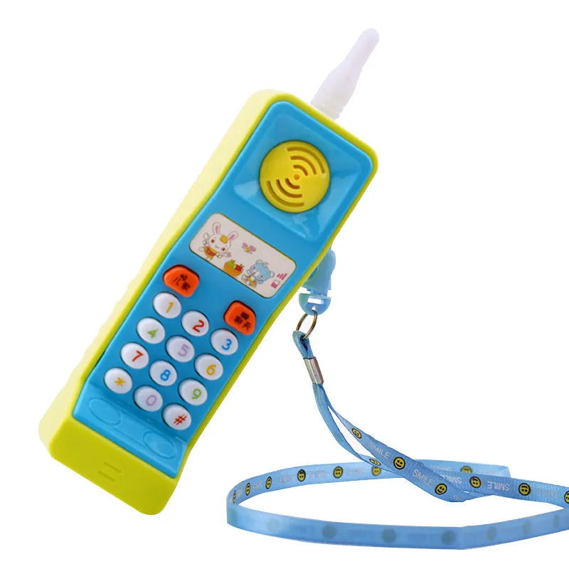 Children's educational toy with sound, light, and music features showing cartoon animal theme for 3-year-olds
