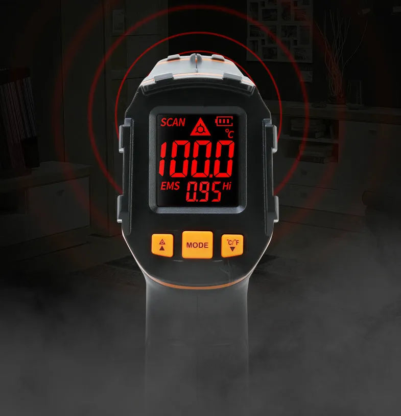 ST390A handheld infrared thermometer with laser targeting for temperature measurement