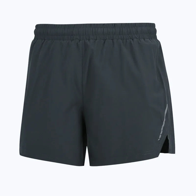 Casual men's quick-drying marathon running shorts in straight style with moisture-absorbing polyester fabric