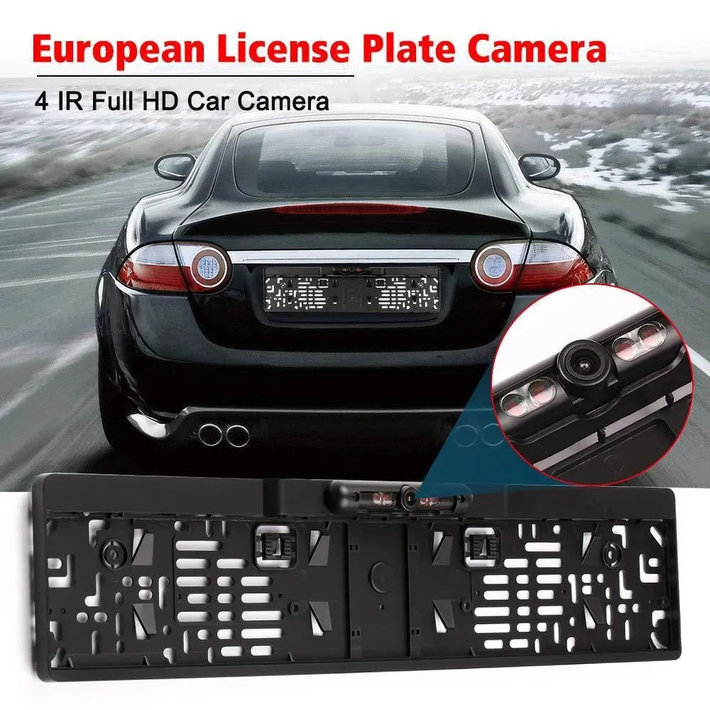 Black plastic infrared four lights car reversing camera for GM vehicles