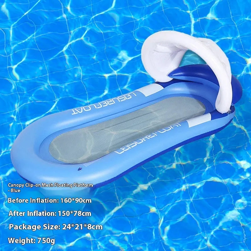 PVC inflatable floating row pool float in a choice of colours and designs including watermelon and flamingo.